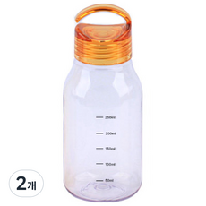 국산 미니 휴대용 물병 물통 보틀 러닝 스포츠 어린이 에코젠 안심소재 BPA free, 03 에코오렌지, 2개, 300ml