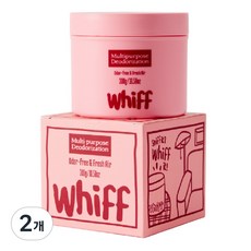 [공식몰] 신상품 위프 탈취제 WHIFF 침실 새집증후군 초강력 냄새 제거 핑크 체리 밤, 2개, 300g