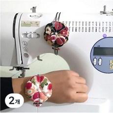 핀쿠션 바느질 재봉틀 바늘 호박모양 손목 키트 DIY 공예, 2개, 핀쿠션그린 G00160