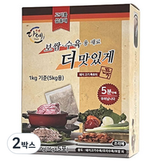 다예 더맛있게 보쌈 수육용 부재료 16g x 5포, 80g, 2박스