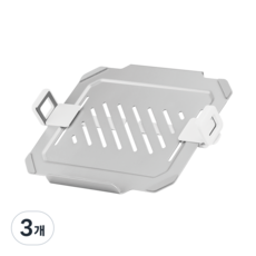 엔산마운트 NB-01 노트북홀더 노트북받침대 모니터암 장착용, 3개, 실버