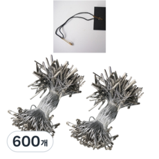 옷핀라벨 택끈 라벨끈 택고리 의류 실고리핀 포장끈 200개, 실버실버, 600개