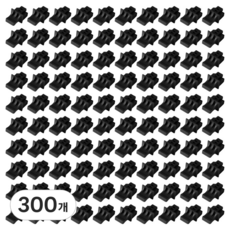 FORT LEE 하이엔드 rj45 먼지마개 FLLAN100BK랜포트 차단, 블랙, 300개