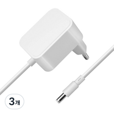 12V 2A 24W 아답터 외경 5.5 내경 2.1mm 어댑터, 3개, 화이트, 150cm