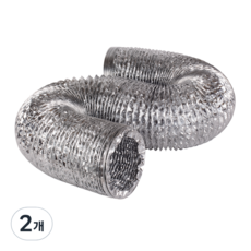 알루미늄 덕트 주름관 자바라트호스 배관 길이 1.5M, 2개