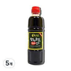 이엔푸드 유경빈 모밀고기재는 소스, 5개, 500ml