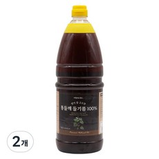 이장네 향이 참 고소한 대용량 업소용 통들깨 들기름 백퍼센트, 1.8L, 2개