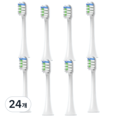 [NMX] 샤오미 수카스 호환용 전동 칫솔모 X3 X5 V1 V2 X3Pro X3U X1, 24개, 호환칫솔모