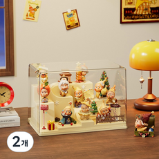 KOKHUB DIY 블록 자유 조립 피규어케이스 피규어아크릴케이스 피규어진열장/진열장, 2개