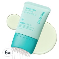 릴리이브 스칼프턴 시카 PDRN 앰플 탈모 쿨링 지성 비듬 각질 스케일링, 6개, 100ml