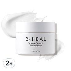 트라넥삼산 4% 색소침착 잡티 멜라토닝 기미 미백 크림, 2개, 50ml 2개, 50ml