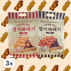 명가 꽈배기 흑당, 3개, 500g