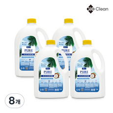 지오클린 퓨어 액체세제 세탁세제 2.5L 4개, 8개