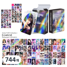 아이브 IVE 월드투어 얼라이브 홀로그램 포카 124장 홀로그램 포카 60장 스티커 64장 도무송 다꾸, World Tour(월드투어), 744개