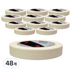 3M 마스킹 테이프 24mm 40M, 48개
