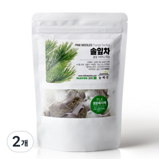 늘해찬 볶은 국산 솔잎차 티백 전통차 허브차 삼각티백 대용량, 1g, 50개입, 2개