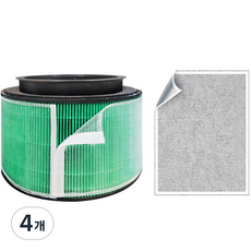 LG 엘지 공기청정기 퓨리케어360 해파필터+탈취필터+펫망필터+보조필터 세트 전용 호환, 1세트, 4개