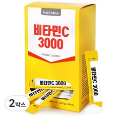 [녹십초] 비타민C 3000 / 먹기좋은 레몬향 (100포), 310g, 2박스