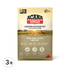 아카나 프리런 덕 6kg, 오리, 3개