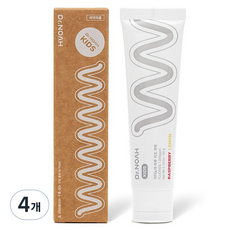 닥터노아 불소 유아 아기 치약 라즈베리 레몬향, 60g, 4개 60g, 4개