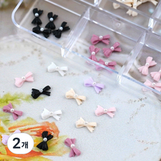 네일스토어 리본 네일파츠 6종세트-1 36개입 발레코어, 2개, 리본 6종-1  /T180