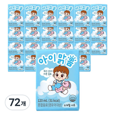 일화 아이맑음 우리아이 이온음료, 120ml, 72개