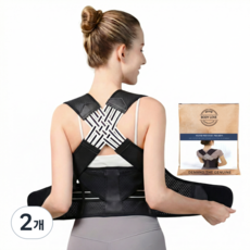 바디사랑공식 가볍고 편안한 바른 자세 밴드, 2개
