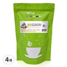 [본사직영] 다예 맛있는 생강도라지차 생분해 삼각티백, 4개, 1.2g