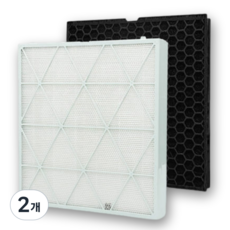 TSi 삼성 큐브 공기청정기 필터 + 보조필터 세트 CFX-170D CFX-100D CFX-101D, 03_CFX-H180D, 2개, 삼성큐브