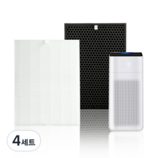 필터모아 국산 위닉스 타워XQ 공기청정기 호환 필터 헤파필터+탈취필터, 4세트, 타워XQ 세트
