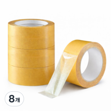 소소무역 자국없는 투명 초강력 양면테이프, 8개