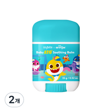 소이베베 베이비 아토 수딩밤 (핑크퐁) 보습 멀티밤 아기 스틱, 2개, 15g