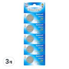 굿앤굿스 CR2032 유니셀 Eunicell 코인 건전지 현대기아 자동차 스마트키용, 3개, 5개입