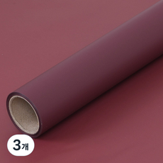 리본리에 꽃 포장지 꽃다발 포장 플로드 1, 17.진팥색, 3개