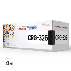 CRG-326 호환 토너, 4개, 검정
