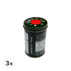 국산 연막탄 1분용 (소방훈련용 신호 구조용 공연연출 행사 누구나 사용 가능), 3개, 빨간색