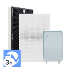 위니아 에어캐스터 EPA16DAAP 공기청정기 필터 호환용, 3개, 헤파+탈취 복합필터