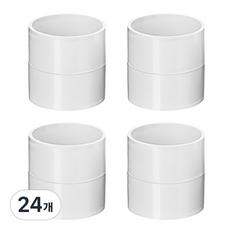 JG산업 (정품) 국산 PVC 파이프 연결 소켓 VG2 일자 50A 50mm 연결용 50A, 24개