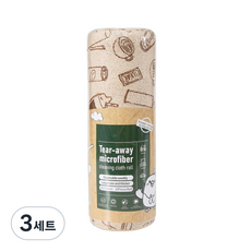 록신 다용도행주 극세사 빨아쓰는 일회용 행주 20매 25*25, 3세트, 06/커피 음료-브라운