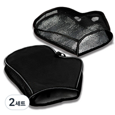 케이엠 오토바이 여름 핸들커버 글러브, 2세트, KMB1.여름 메쉬 핸들커버 블랙