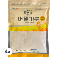 수안보농협 국산 메밀가루, 4개, 500g
