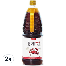 자연한입 홍게간장, 2개, 1.8L