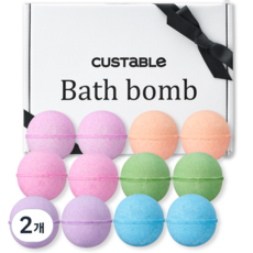 커스터블 버블 배쓰밤 세트, 2개, 840g