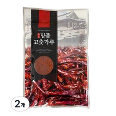 60년 전통 대전기름집 25년 해남산 햇고춧가루 국내산 100%, 2개, 500g