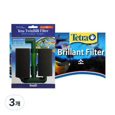 테트라 미니쌍기 스펀지여과기 [소], 1W, 3개
