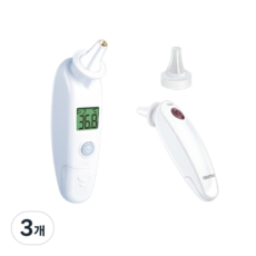 로즈맥스 적외선 귀체온계 RA600 프로브커버 포함 체온측정기 열체크기, 3개