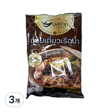 TORPAK 타이 보트 누들 쌀국수 버미셀리면 / TORPAK Thai Instant Thai Boat Noodle Soup Vermicelli, 3개, 120g