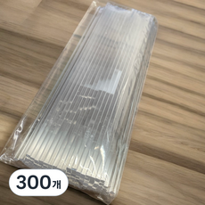 디아나로웰 토퍼막대 아크릴막대 사각 투명 3t, 300개