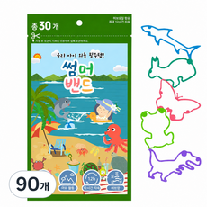 헬릭스케어 여름밴드 썸머팔찌 썸머밴드, 혼합, 90개