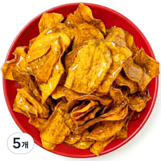 꿀구미 고구마칩 바삭한 황금 고구마 스낵, 5개, 300g